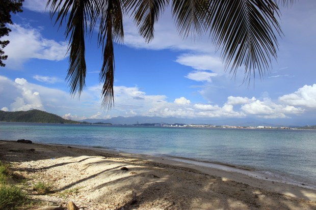 The pristine beaches of Manukan Island off the coast of Kota Kinabalu, Malaysia. 