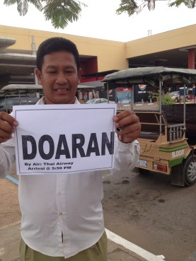 Run, my friendly Cambodian guide who scooped me up from the airport in Phnom Penh. Within five minutes of picking me up, he asked if I'd like to shoot any rocket launchers on my visit. He should be called Mr. Instigator. Great guy. 